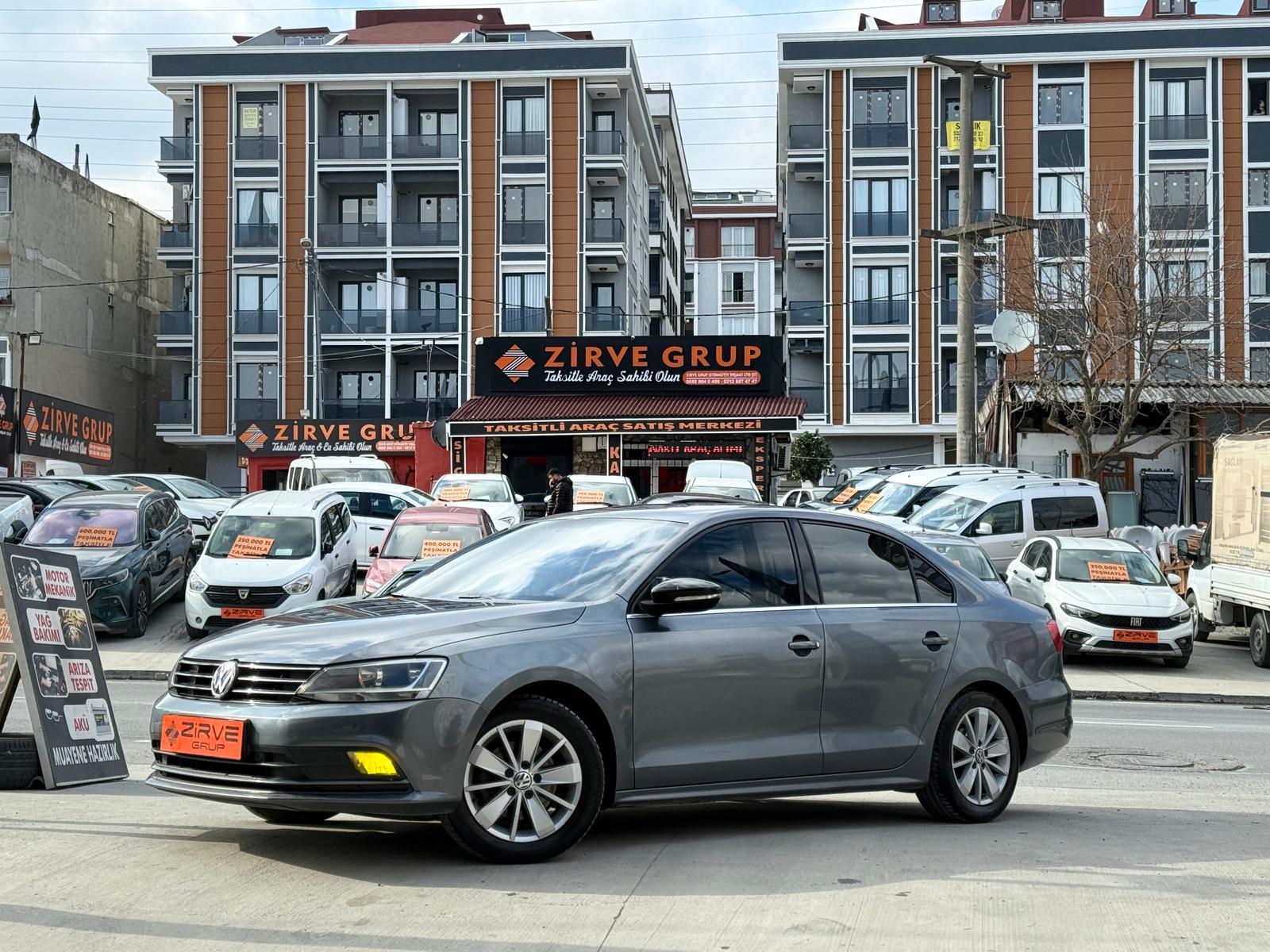 JETTA 2015 OTOMATİK COMFORTLİNE ENDOLUSU 1.6TDİ DİZEL-BANKASIZ SENETLE-