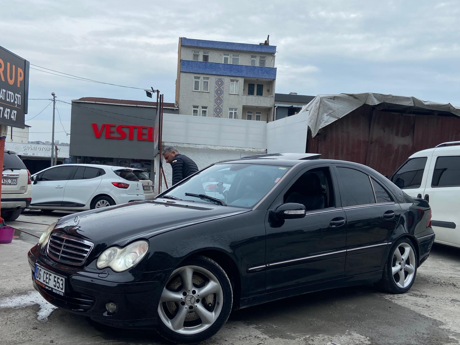 MERCEDES C180 2006 SANROOFLU KOMPRESSOR AVANTGARGE PLUS OTOMATİK 2.0 MOTOR-BANKASIZ-
